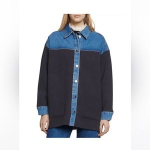 Gwenaelle Denim Inset Jacket